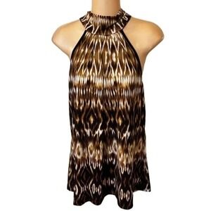 Ladies Apostrophe Stretch‎ Multi Color Sleeveless Top Sz XL